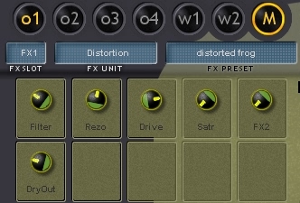 ManyFrog skin - distortion FX unit